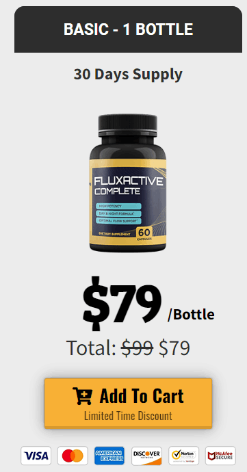 Fluxactive Complete 30 days supply